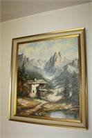Signed Schmidtmann Oil on Canvas 32x36.5