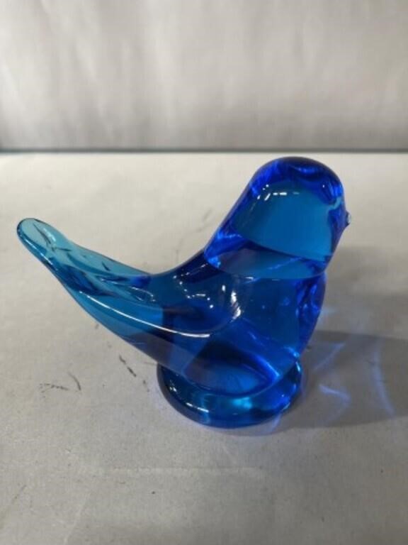 Titan art glass Happy Little Bluebird