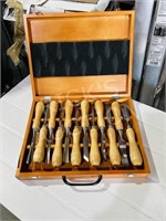 12 pc short handle carving / lathe tools