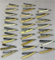 Collection of Antique Straight Razors