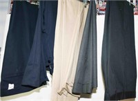 (5) Ladies Work Pants, Sizes 4, 6