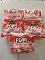 (5) Tootsie Pops Candy Cane