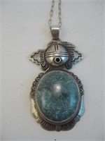 NA Sterling Silver & Turquoise Necklace - Tested