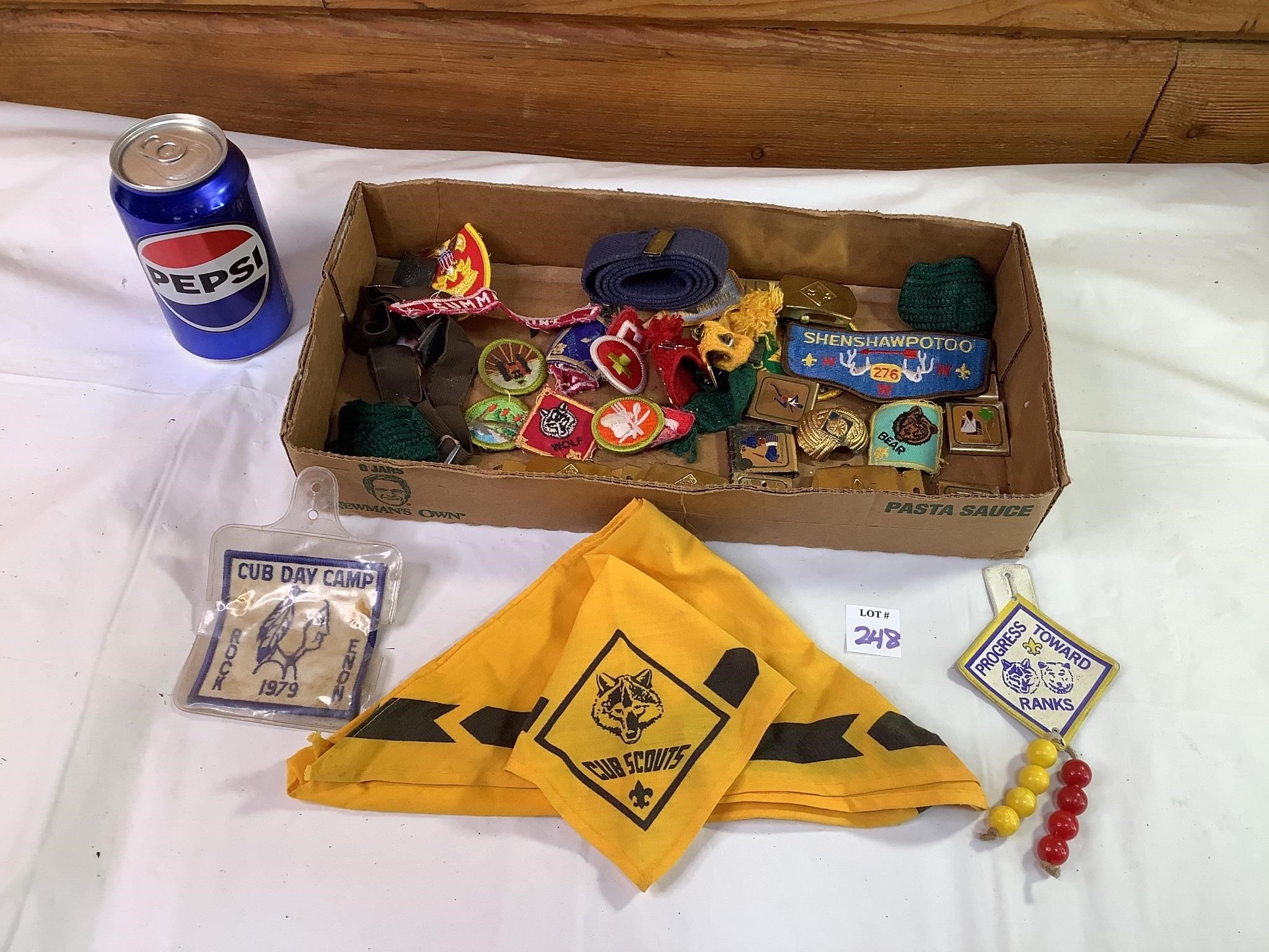 Assorted Boy Scouts Accessories