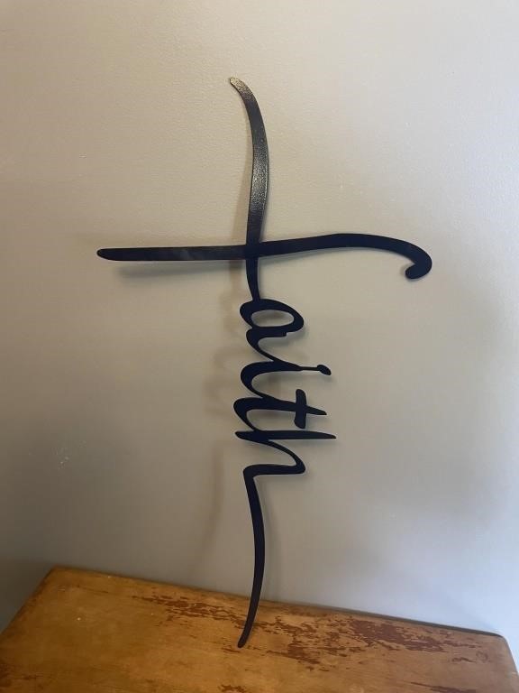 FAITH - Custom Metal Wall Hanging Sign