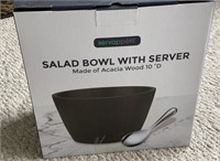 C2) New salad bowl with server