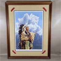 SIGNED PAUL CALLE "HEAR ME O' GREAT SPIRIT"
