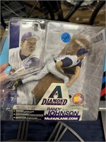 CARD HOLDER & JOHNSON FIGURE