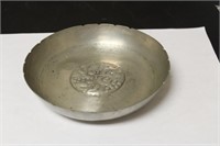 A Mid Century Modern Denmark Pewter Round Tray