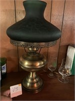 Antique Lamp & Shade