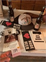 NUDE Beer ADS & Bumper Stickers