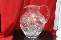 A Cut Glass Pitcher