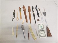 Nice Lot of Collector Letter Openers - Many