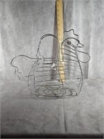 WIRE ROOSTER EGG BASKET
