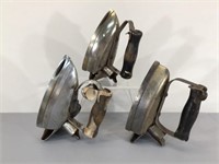 Vintage Clothes Irons -For Display