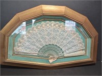 Vintage Framed Lace Fan