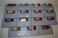 Fifteen Super Nintendo SNES Games