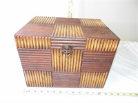 Decorative Wood Box 13 x 9 1/2 x 9 1/2