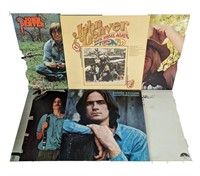 Vinyl Record Albums John Denver James Taylor