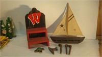 Wisconsin, Boat, Water Nozzles and Spikes