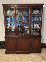 Vintage Mahogany Mid Century Hutch