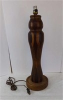 Vintage Solid Wood Tall Lamp