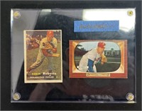 1954 & 1956 Phillies Signed Robin Roberts Card.