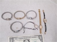 Vintage Ladies Watch Lot - Lady Elgin, Benrus,