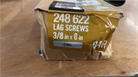 3/8"x8” lag screws