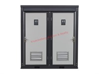 Double Stall Portable Toilets w/ Sinks