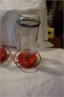 Glass Hummingbird Feeder