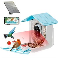 Wisamic Bird Feeder with Camera, Smart Bird Cam fo