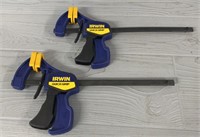 (2) Irwin Quick-Grip Clamps