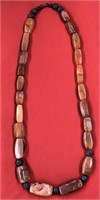 Lg. Necklace w/African Carnelian Beads.