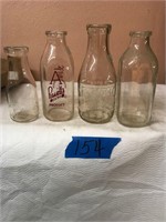 Sangamon Russsell's, John Boere Milk Bottles