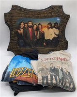 (DD) The Doobie brothers wood wall hanging and