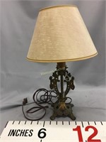 Art nouveau candle electric lamp