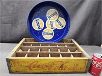 Srink Coca-Cola yellow wood crate Dover Delaware