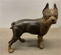 Cast-iron bulldog doorstop