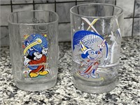 Mickey Mouse/Walt Disney drinking glasses
