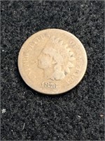 1876 Indian Head Cent - Semi Key Date