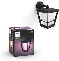 Smart Outdoor White & Color Wall Lantern, Down