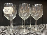 6- Wine Stemware Glasses