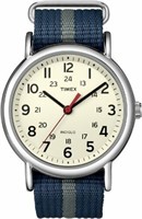 New Timex Unisex T2N654 Weekender Watch with Blue