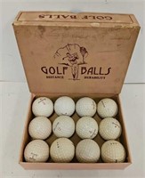 (12) Vintage Golf Balls