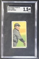 Cy Young 1909 T206 Piedmont 150 Tobacco Card, grea