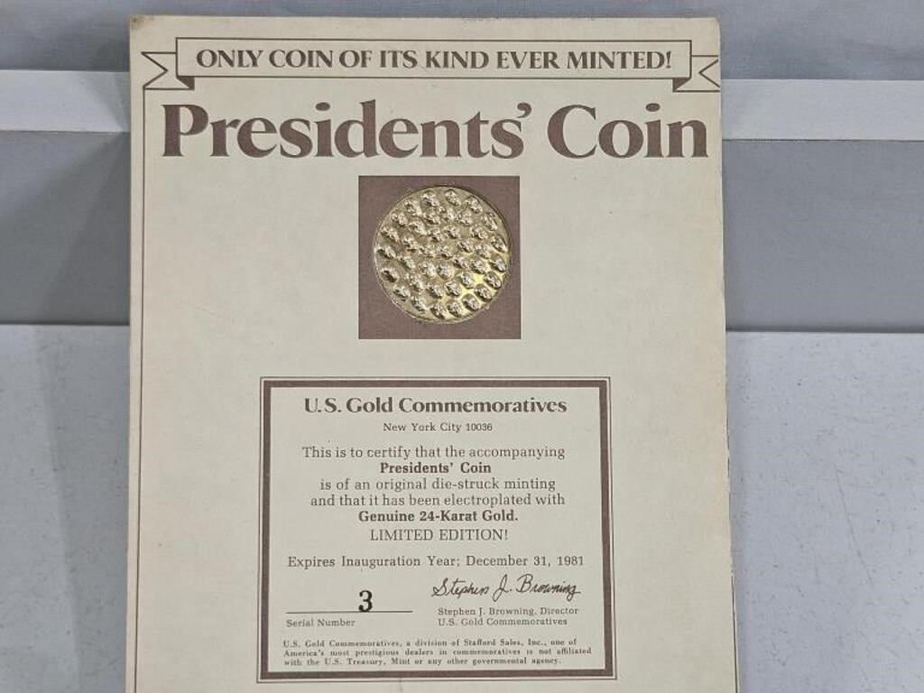 PRESIDENTS' COIN