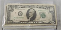 1969 $10 GREEN SEAL BILL