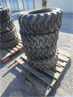 (4) New SKS332 10-16.5 Skid Steer Tires (1237)