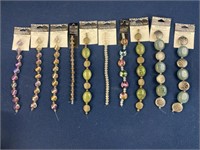 (10) Strands of craft beads by Designs by me and